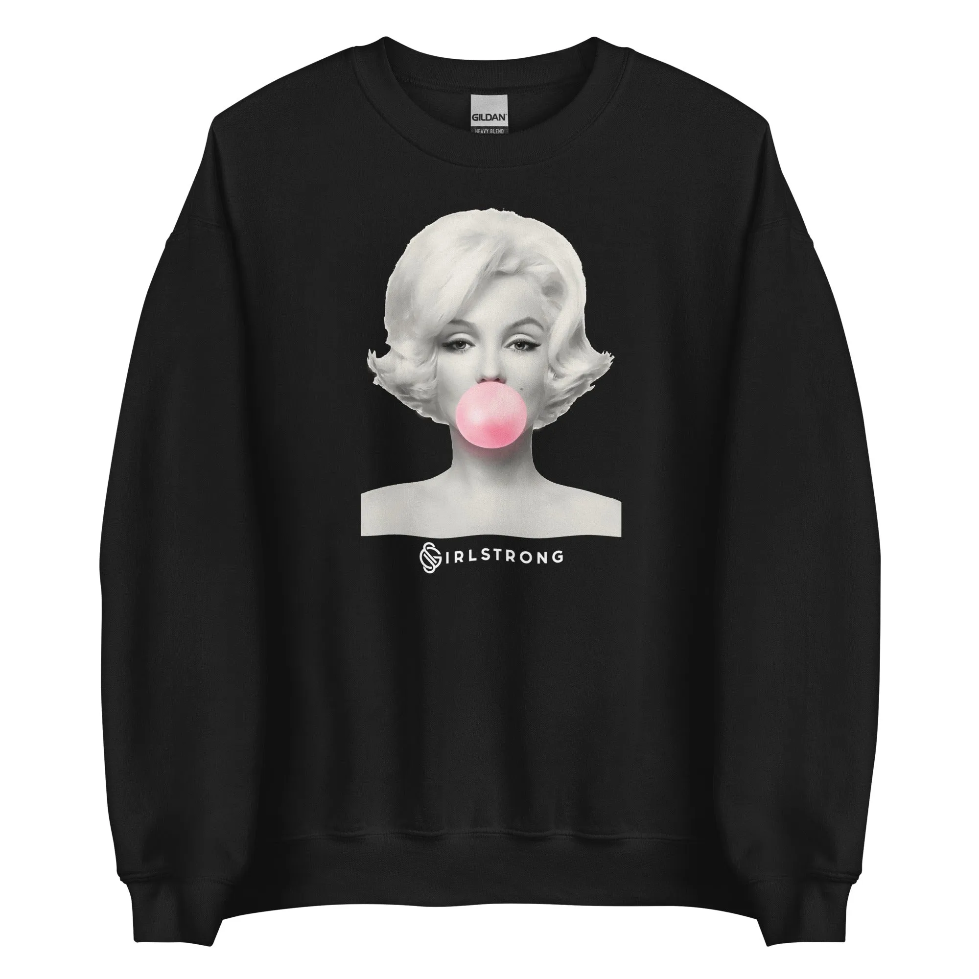 THE ESSENTIAL UNISEX SWEATSHIRT BLACK MARILYN MONROE