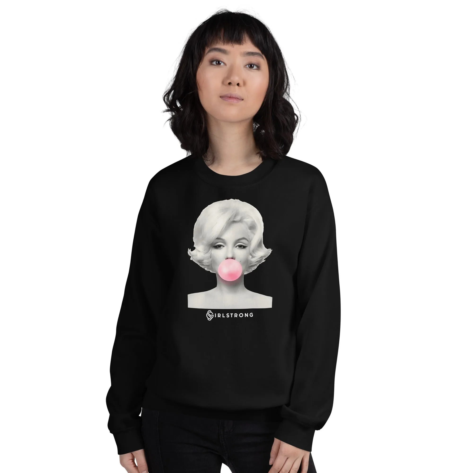 THE ESSENTIAL UNISEX SWEATSHIRT BLACK MARILYN MONROE