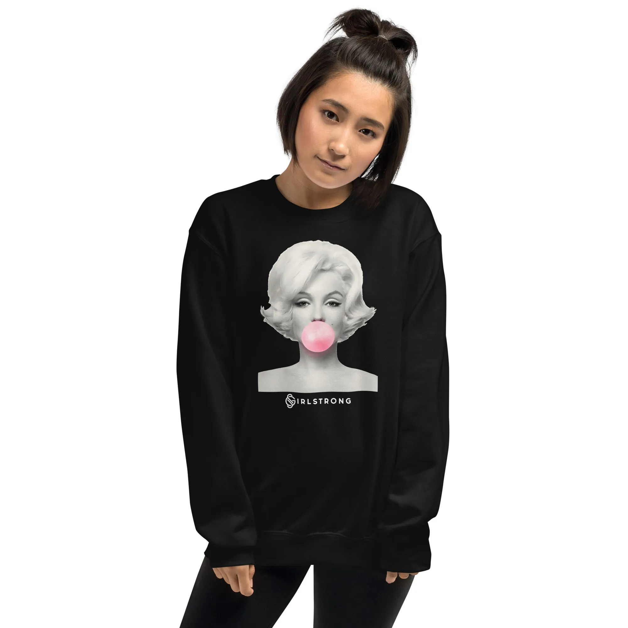 THE ESSENTIAL UNISEX SWEATSHIRT BLACK MARILYN MONROE