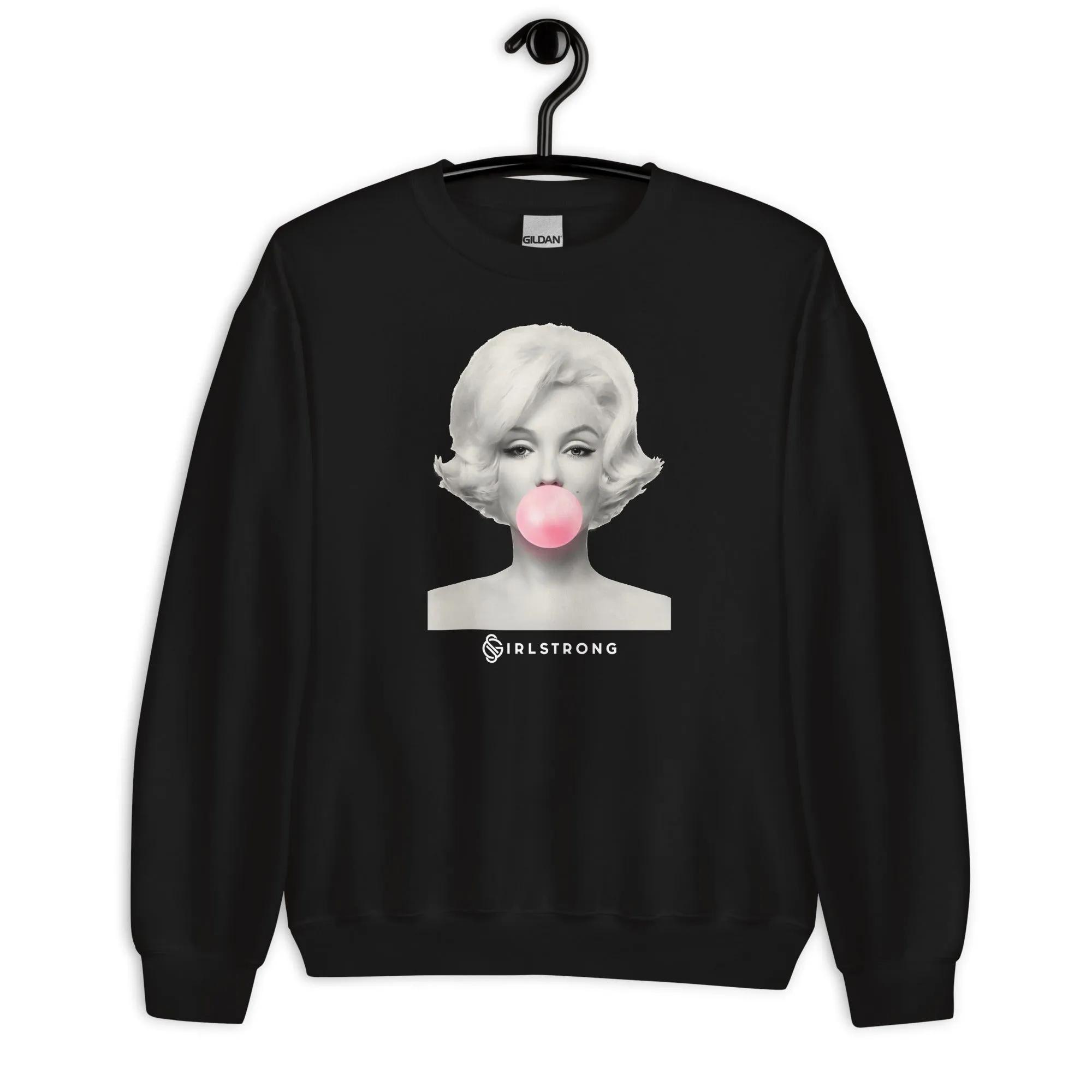 THE ESSENTIAL UNISEX SWEATSHIRT BLACK MARILYN MONROE