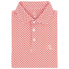 The Garden State | Performance Polo | The Garden State - Classic Red/White