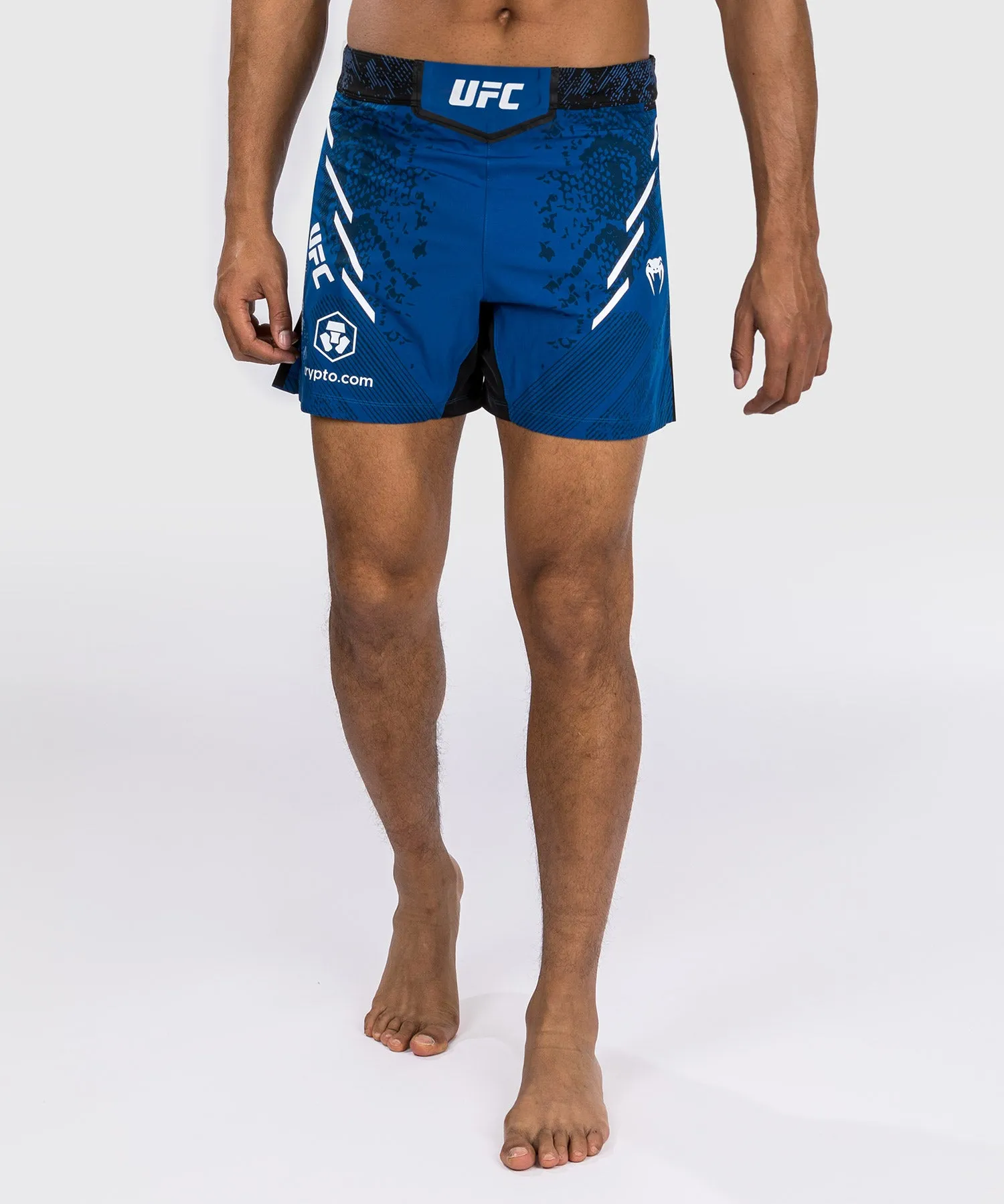 UFC Adrenaline by Venum Personalized Authentic Fight Night Men's Fight Short - Short Fit - Blue