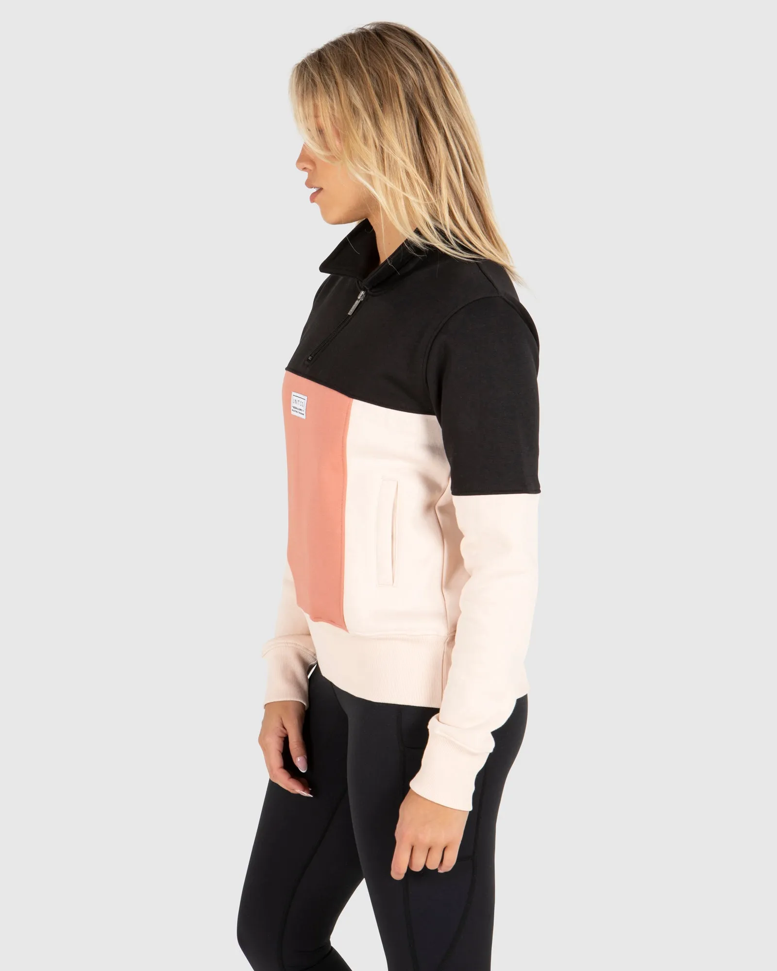 UNIT Ladies Bonnie Half Zip Sweater