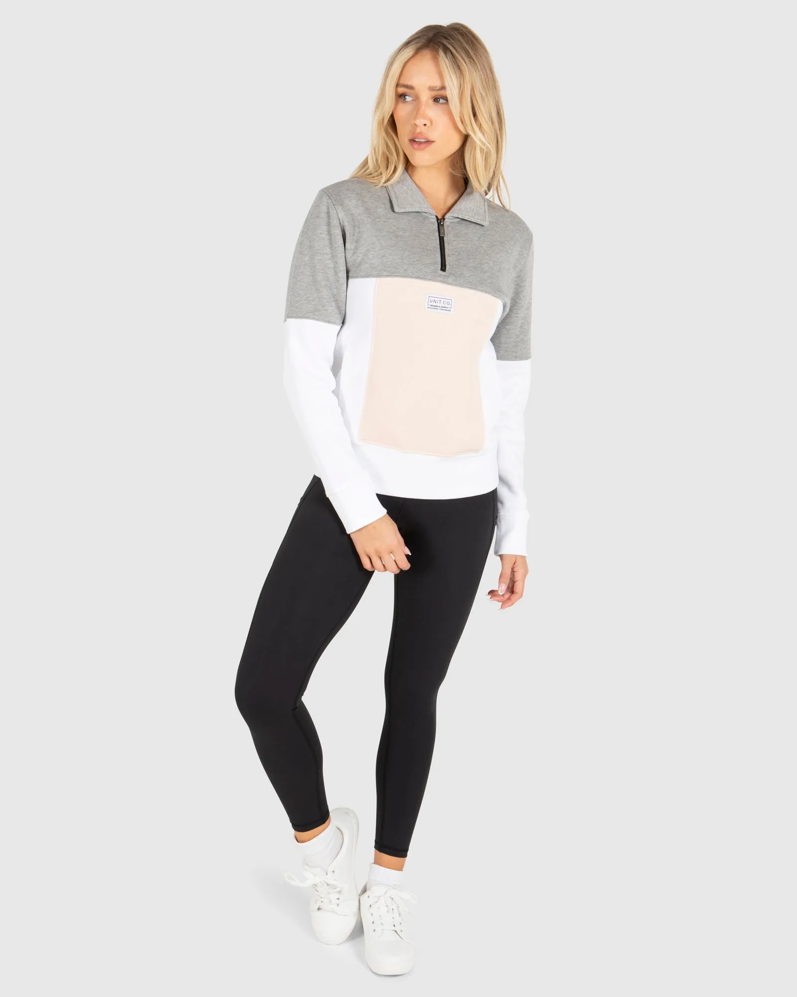 UNIT Ladies Bonnie Half Zip Sweater