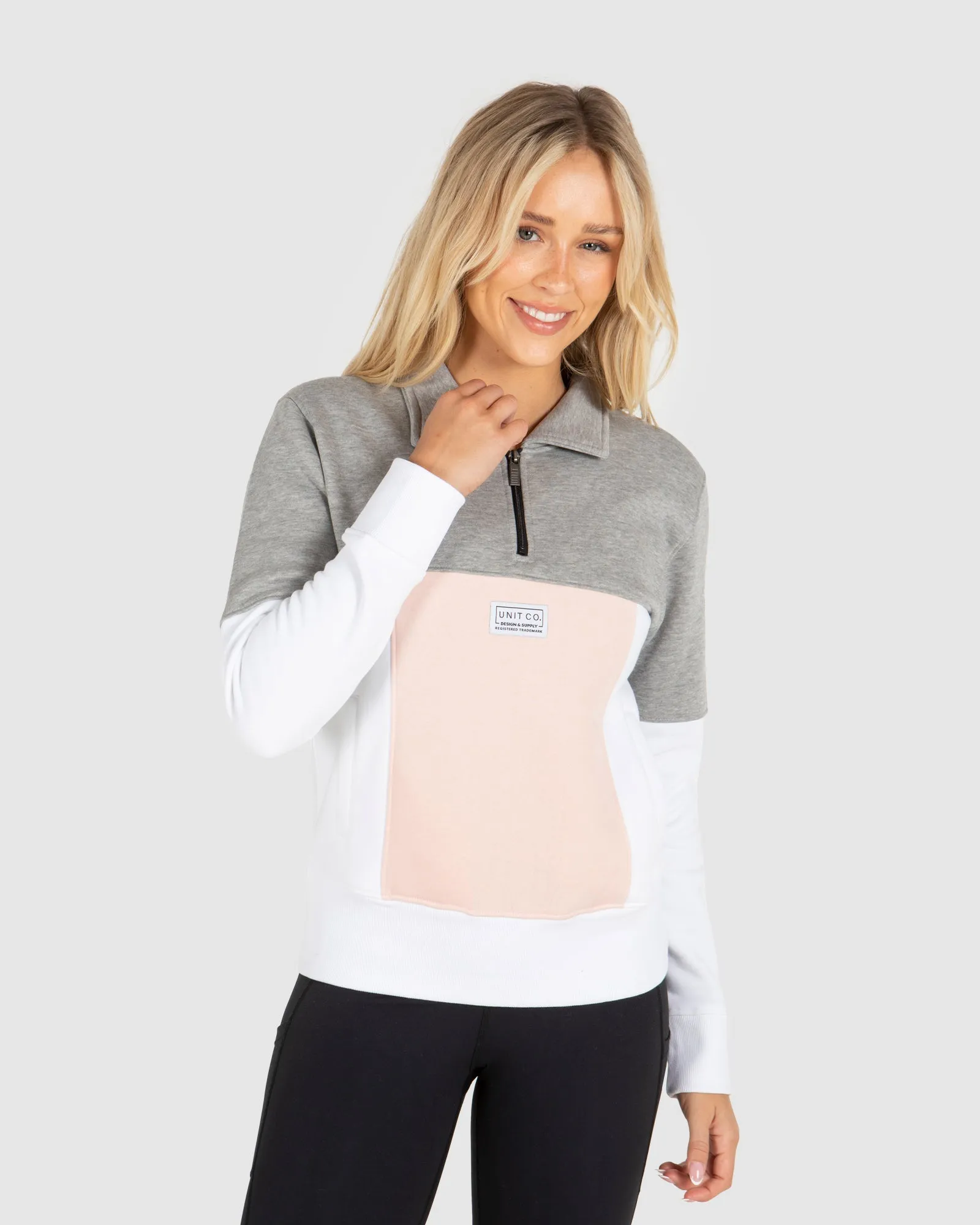 UNIT Ladies Bonnie Half Zip Sweater