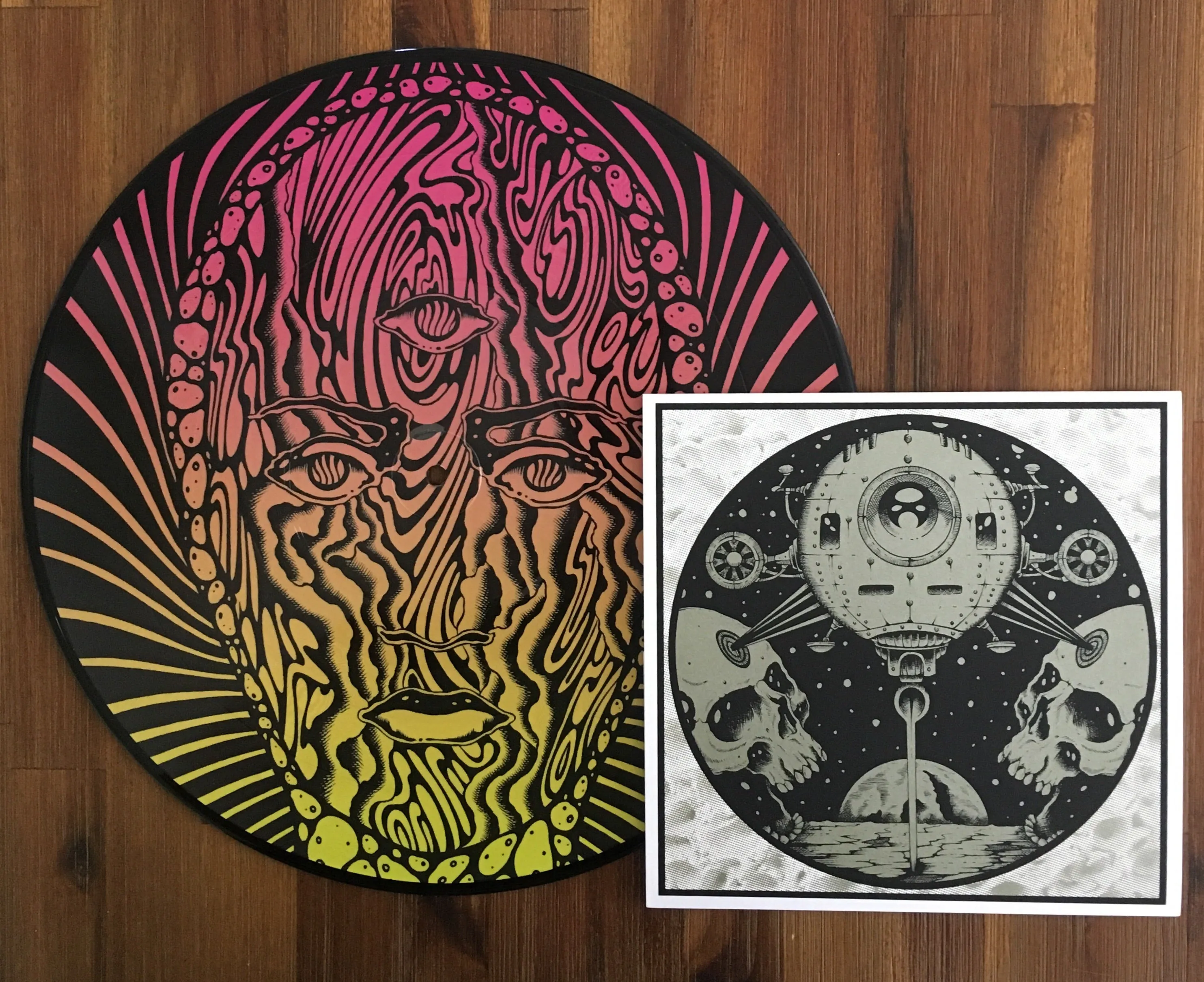 WHITE MANNA 'Come Down Safari' 12"   WHITE MANNA / PHANTOM SHIPS split 7" - bundle