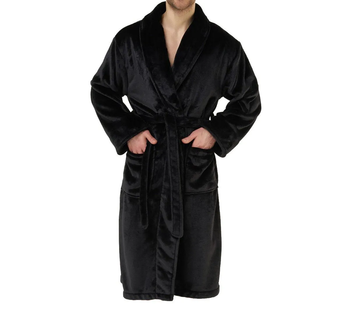 Wholesale Soft Microfleece Shawl Collar Robe