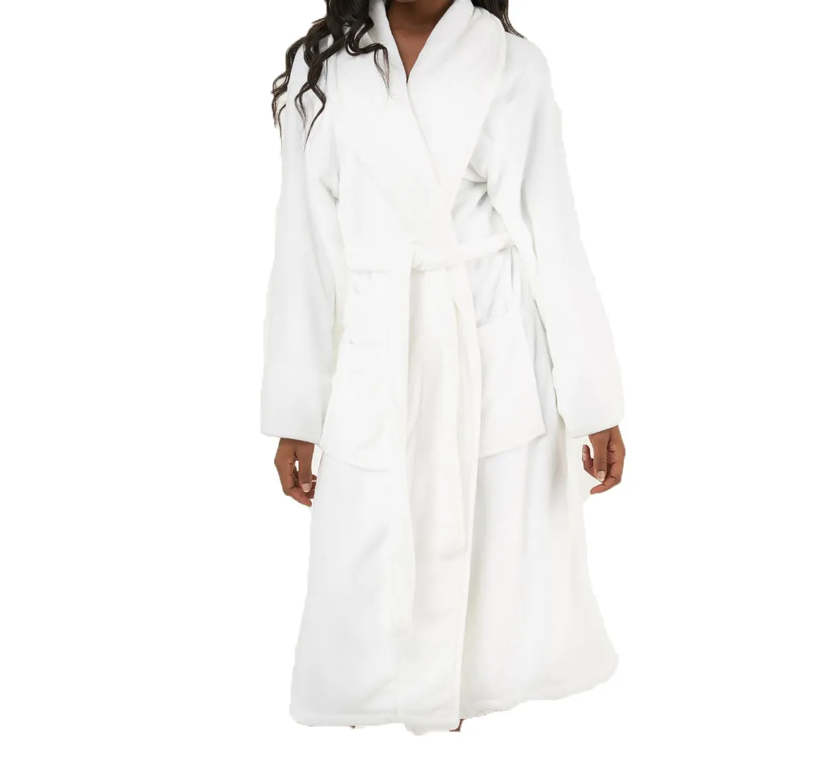 Wholesale Soft Microfleece Shawl Collar Robe