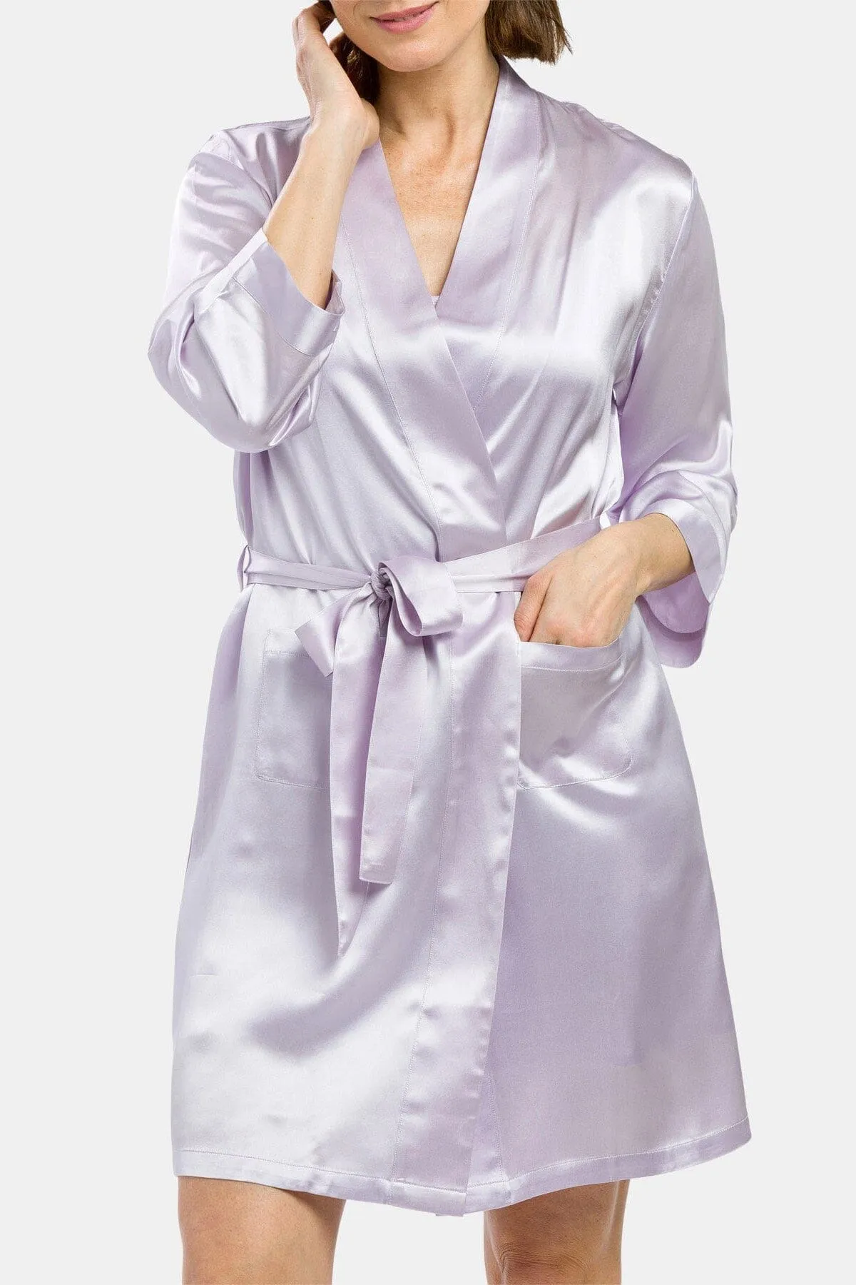 Women's 100% Pure Mulberry Silk Robe