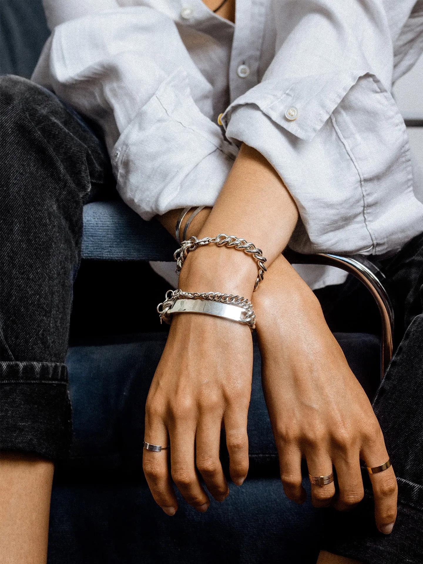 XL Industrial Curb Chain Bracelet